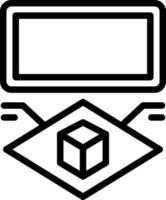 Augmented Reality Vector Icon Style