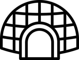 Vector Design Igloo Icon Style