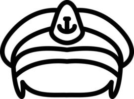 vector diseño marinero sombrero icono estilo