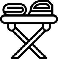 Ironing Board Vector Icon Style