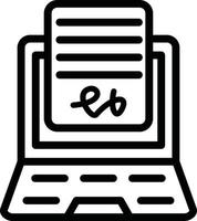 Vector Design Online Agreement Icon Style