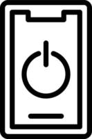 Vector Design Mobile Power Icon Style
