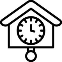 Cuckoo Clock Vector Icon Style