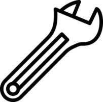 Wrench Vector Icon Style