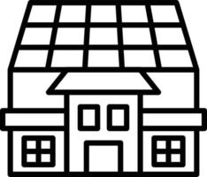 Vector Design Solar House Icon Style