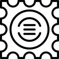 Vector Design Post Stamp Icon Style