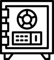 Vector Design Safe Box Icon Style