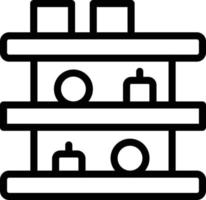 Vector Design Shelves Icon Style