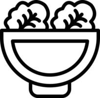 Salad Vector Icon Style