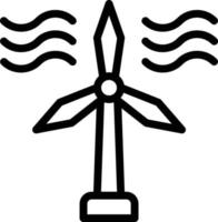 Vector Design Wind Turbine Icon Style