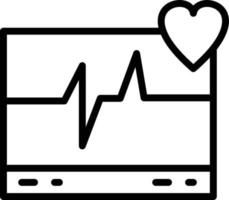 vector diseño cardiograma icono estilo