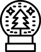 Vector Design Snow Globe Icon Style