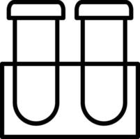Vector Design Test Tubes Icon Style