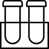 Vector Design Test Tubes Icon Style