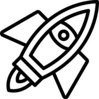 Rocket Vector Icon Style