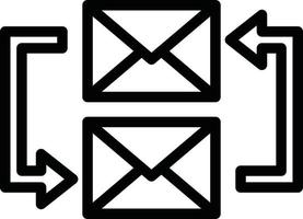 Vector Design Exchange Mails Icon Style