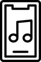 Vector Design Mobile Music App Icon Style