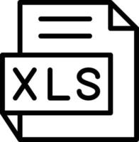 Vector Design XLS Icon Style