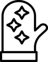 Vector Design Oven Mitt Icon Style