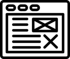 Vector Design Wireframe Icon Style