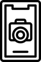 Vector Design Mobile Camera Icon Style