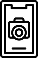 Vector Design Mobile Camera Icon Style