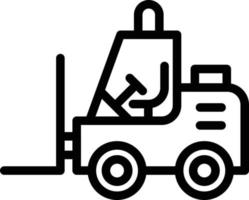 Vector Design Forklift Icon Style