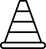 Vector Design Traffic Cone Icon Style