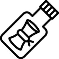 Vector Design Message In A Bottle Icon Style