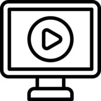 Video Tutorial Vector Icon Style