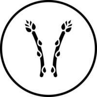 Asparagus Vector Icon Style