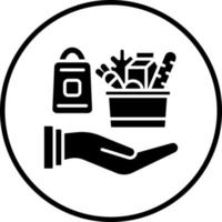 Groceries Delivery Vector Icon Style
