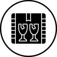 Fragile Vector Icon Style