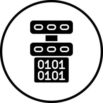 Maestro datos vector icono estilo