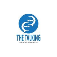 Chat Talking Logo And Symbol Vector Template