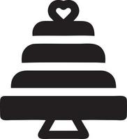 Cake icon symbol vector image. Illustration of the bakery birthday isolated design image. EPS 10