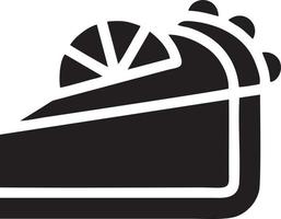 Cake icon symbol vector image. Illustration of the bakery birthday isolated design image. EPS 10