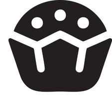 Cake icon symbol vector image. Illustration of the bakery birthday isolated design image. EPS 10