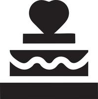 Cake icon symbol vector image. Illustration of the bakery birthday isolated design image. EPS 10