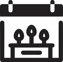 Cake icon symbol vector image. Illustration of the bakery birthday isolated design image. EPS 10