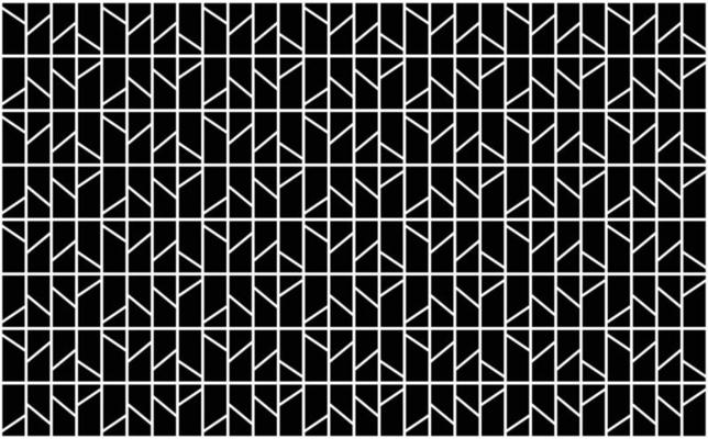 Black colored tiled pattern with white lines. Suitable for prints, wallpaper, cover, and banner.
