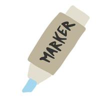 Marker,good for graphic design resource for world art day events vector