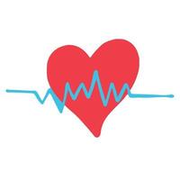 Heart beat ,good for graphic design resource vector