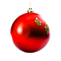 palla di Natale rossa png