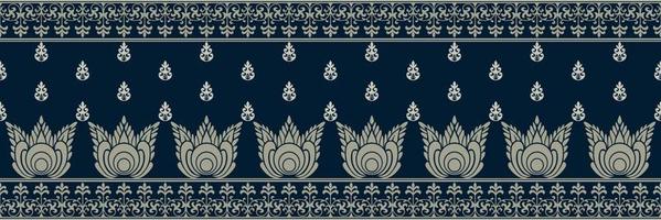 Ethnic pattern. Bandana Print. Silk neck scarf or kerchief. Design for Saree, Patola, Sari, Dupatta, textile. Tile patterns. Aztec style. Floral vintage. Bohemian Indian motif style. Clothing. Vector. vector