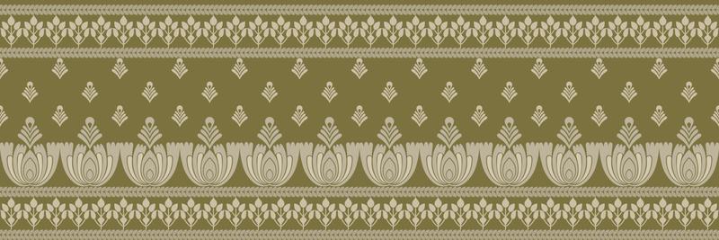 Ethnic pattern. Bandana Print. Silk neck scarf or kerchief. Design for Saree, Patola, Sari, Dupatta, textile. Tile patterns. Aztec style. Floral vintage. Bohemian Indian motif style. Clothing. Vector.