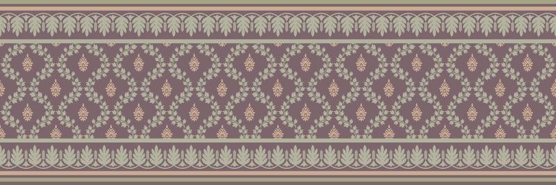 Ethnic pattern. Bandana Print. Silk neck scarf or kerchief. Design for Saree, Patola, Sari, Dupatta, textile. Tile patterns. Aztec style. Floral vintage. Bohemian Indian motif style. Clothing. Vector.
