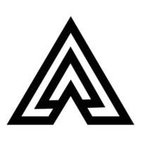 A Logo style shape vector