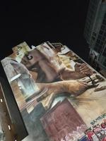 Athens street graffiti art wall painting freestyle big size high quality artistic print photo