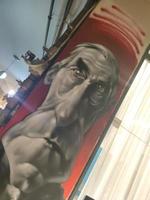 Athens street graffiti art wall painting freestyle big size high quality artistic print photo